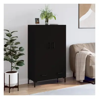 Skříň highboard černá 69,5 x 31 x 115 cm kompozitní dřevo