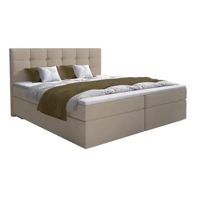 Expedo Čalouněná postel boxspring GLOSE, 180x200, sawana 24 + vrchní matrace