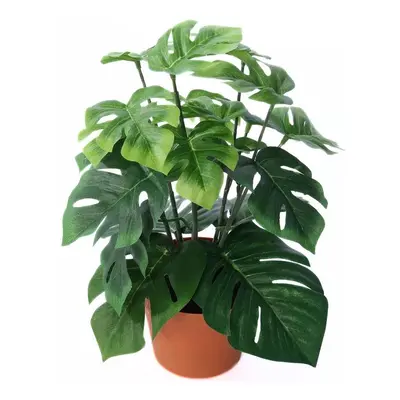 Umělá monstera v květináči, 27 cm