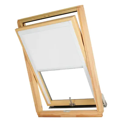 Dekodum Termoizolační roleta na střešní okno typu VELUX MK08/M08/308 Barva látky: White Silver, 