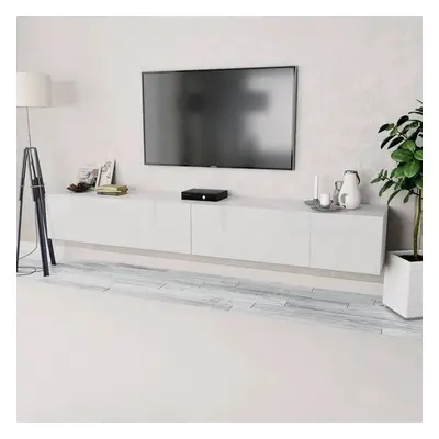 vidaXL TV skříňky 2 ks kompozitní dřevo 120x40x34 cm bílé vysoký lesk