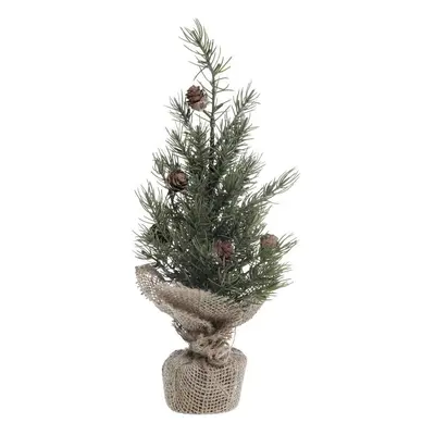 Zelený vánoční borovicový stromek v jutě Fleur Pine Tree - 30 cm