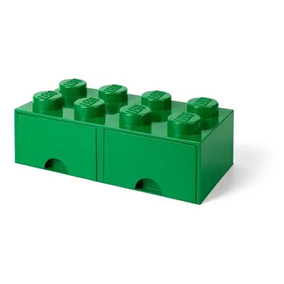 Zelený úložný box se 2 šuplíky LEGO®