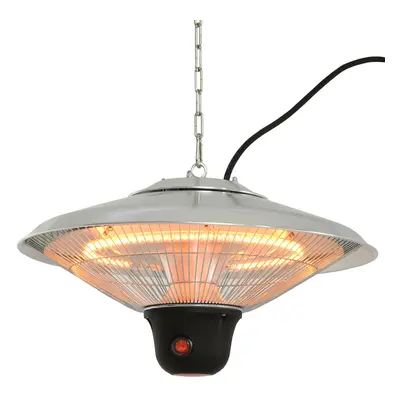 Stropní sálavé topení Outsunny 1500W s LED a dálkovým ovládáním, sálavé topení na terasu, hliník