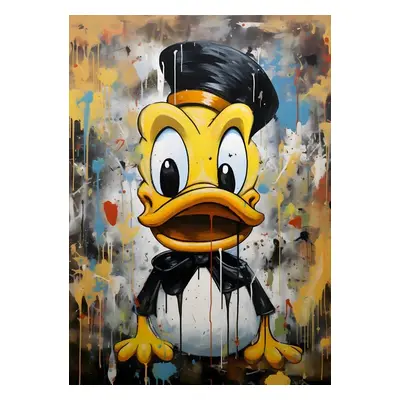 Ilustrace Street Art Duck, Andreas Magnusson