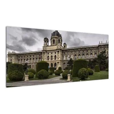 Muzeum Louvre - obraz (100x40cm)