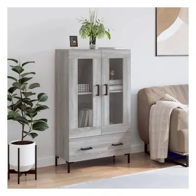 Skříň highboard šedá sonoma 69,5 x 31 x 115 cm kompozitní dřevo