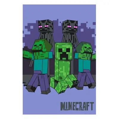 Jerry Fabrics Dětská fleecová deka Minecraft Mobs coming for you, 100 x 150 cm