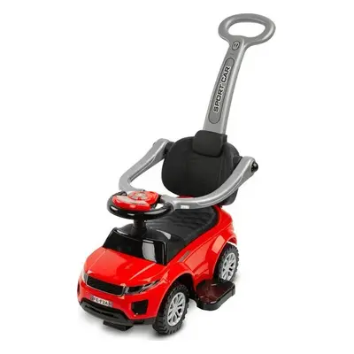 Odrážedlo s vodící tyčí Toyz Sport car red