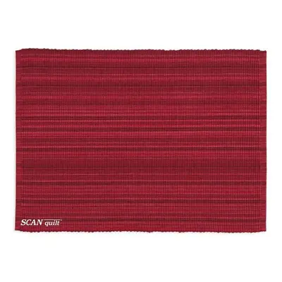 SCANquilt prostírání RIB proužky vínová prostírání cca 30 x 45 cm