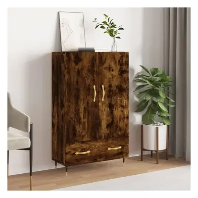 Skříň highboard kouřový dub 69,5 x 31 x 115 cm kompozitní dřevo