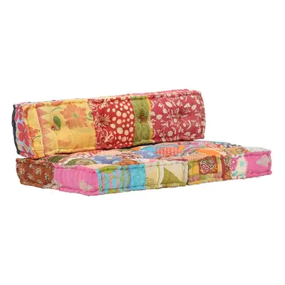 Pouf patchwork textil