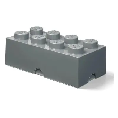 Dětský tmavě šedý úložný box LEGO® Rectangle