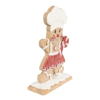 Vánoční dekorace perníček s lízátkem Gingerbread Man - 14*5*21 cm