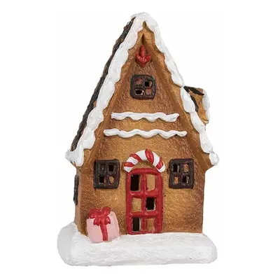 Keramická perníková chaloupka Gingerbread House - 10*7*15 cm