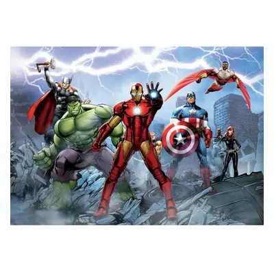 Dětská fototapeta Avengers 252 x 182 cm, 4 díly