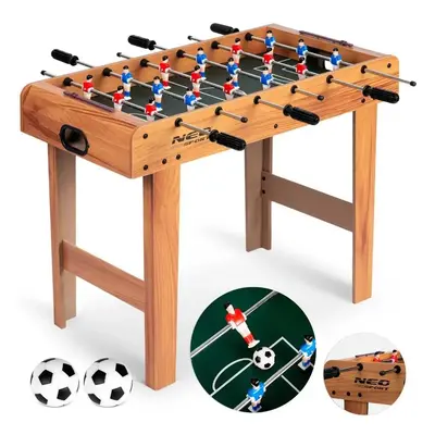 NeoSport Stolní fotbal 70x37x62cm dřevěný