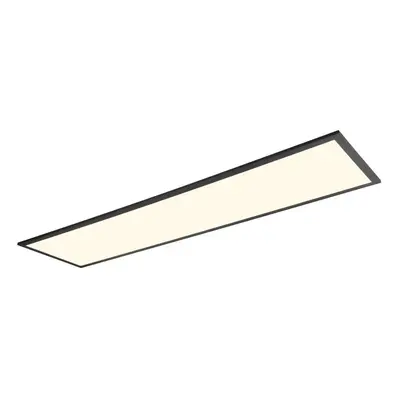 Černé LED stropní svítidlo 29.5x119.5 cm Beta – Trio