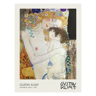 Obrazová reprodukce Mother and Child (1905), Gustav Klimt