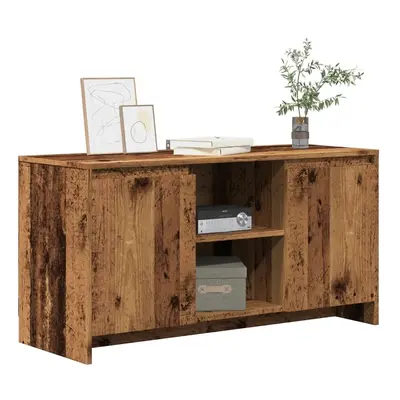 TV skříňka old wood 102 x 37,5 x 52,5 cm kompozitní dřevo