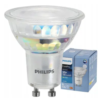 LED žárovka Philips GU10 - 4W - 345 Lm - teplá bílá - CorePro Premium