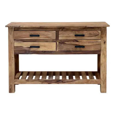 furniture-nabytek.cz - Konzolový stolek dřevo palisandr 110x35x76