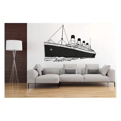 Lepy.cz Samolepka na zeď Titanic Velikost (šířka x výška): l20x86cm, Barevná varianta: Levandulo