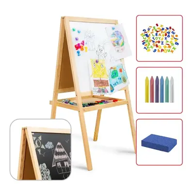 Allboards dětská oboustranná tabule - křídový a magnetický povrch 120 cm,KIDS-EASEL01