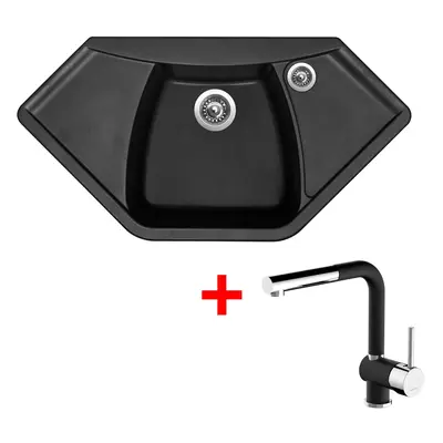 Akční set Sinks NAIKY 980 Pureblack + baterie MIX 3 P Nanoblack