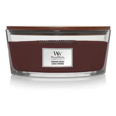 WoodWick vonná svíčka s dřevěným Phantom Cherry Ellipse 453,6g