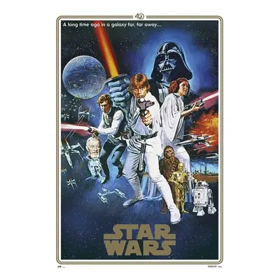 Plakát, Obraz - Star Wars - 40th Anniversary One Sheet