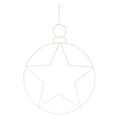 Vánoční závěsná LED dekorace Kerstball Star 236 LED, 48 cm