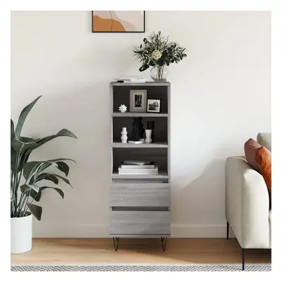 Skříň highboard šedá sonoma 40 x 36 x 110 cm kompozitní dřevo