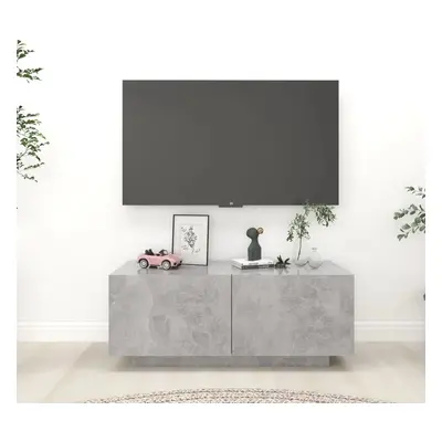 vidaXL TV skříňka betonově šedá 100x35x40 cm kompozitní dřevo