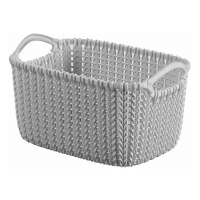 Košík KNIT S, 3l šedý