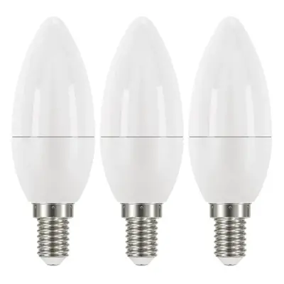 Neutrální LED žárovky v sadě 3 ks E14, 5 W, 230 V - EMOS