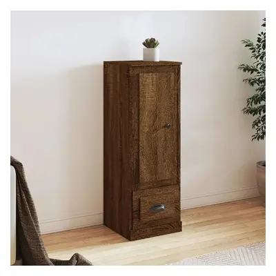 Skříň highboard hnědý dub 36 x 35,5 x 103,5 kompozitní dřevo