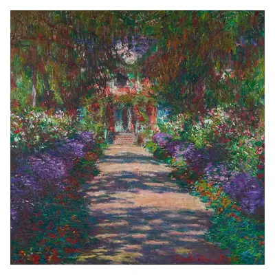 Obrazová reprodukce Cestička v Monetově zahradě, Giverny, 1902, Claude Monet