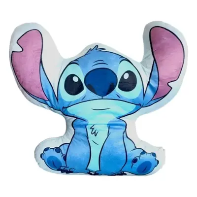 Tvarovaný 3D polštářek Stitch - Disney motiv Lilo & Stitch - 39 x 36 cm