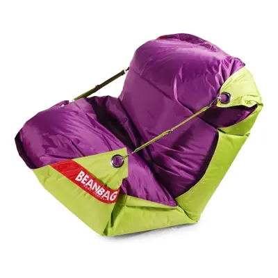 BeanBag Sedací pytel 189x140 duo limet - purple