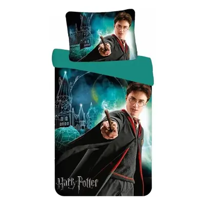 Bavlněné ložní povlečení Harry Potter - motiv Mladý čaroděj - 100% bavlna - 70 x 90 cm + 140 x 2