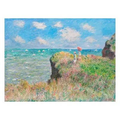 Obrazová reprodukce Cliff Walk at Pourville, Claude Monet