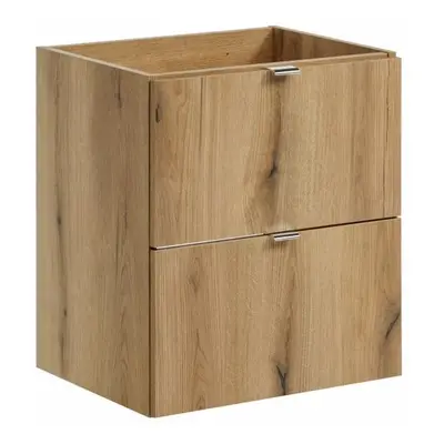 COMAD Závěsná skříňka pod umyvadlo - NOVA 82-50-2S oak, šířka 50 cm, dub evoke