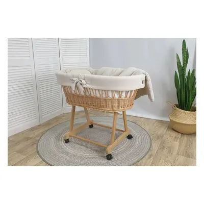 Ourbaby® wicker bed beige 34292-0 přírodní