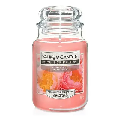 Yankee Candle vonná svíčka Classic ve skle velká Coral Peony 538 g