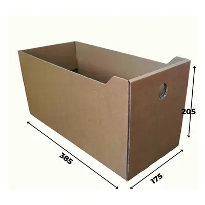 KARTON PAK Úložné boxy na oblečení, organizéry do skříně EKO KARTON 18x40x21cm - zásuvka