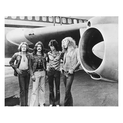 Fotografie Led Zeppelin With The Starship, 1973, Hulton Archive