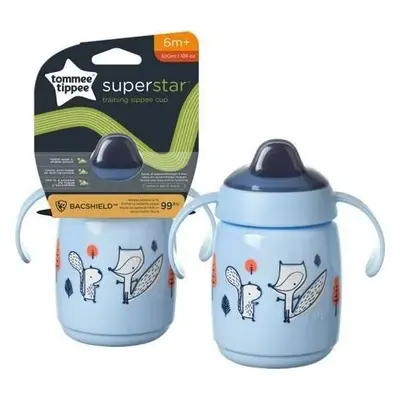 Tommee Tippee Netekoucí hrnek Superstar 6m+ Blue 300 ml