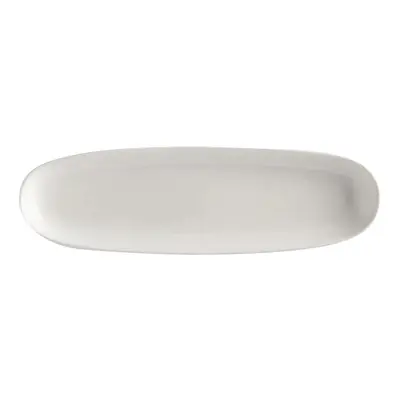 Bílý porcelánový servírovací talíř Maxwell & Williams Basic, 30 x 9 cm