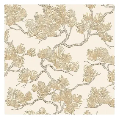 Luxusní vliesová tapeta s větvičkami WF121012, Wall Fabric, ID Design